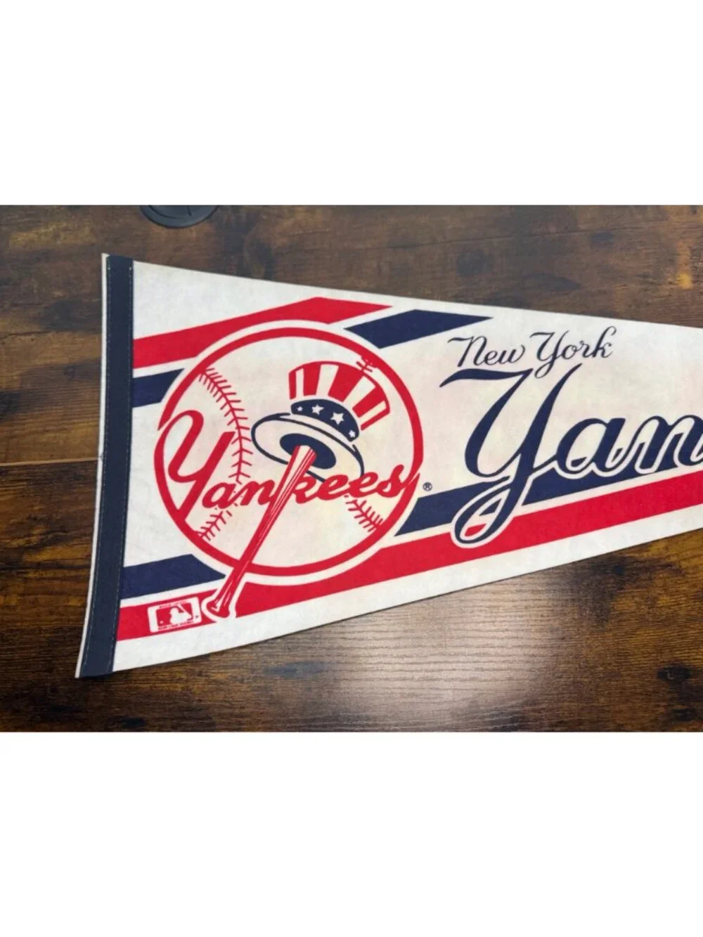New York Yankees Vintage Felt Pennant MLB Baseball Memorabilia 30 inches